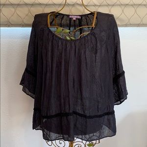 Calypso linen blouse